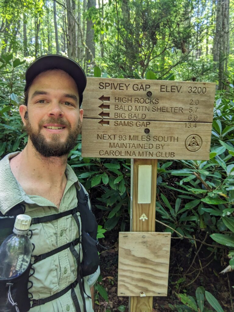 Almost to Spivey Gap. 2 miles
